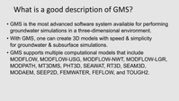 Groundwater Modeling System (GMS)