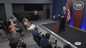 Pentagon Press Secretary Holds Briefing