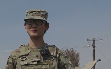 Soldier Spotlight: Spc. Liu Reel Interview, Supporting Line Fire Response