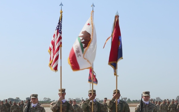 40th ID Colors Uncasing