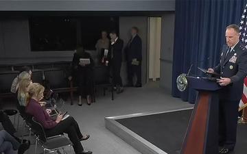 Pentagon Press Secretary Holds Briefing