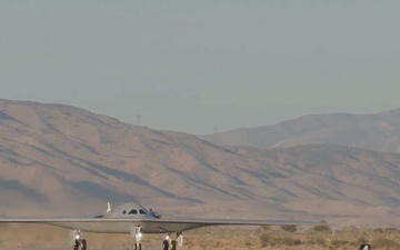 B-21 Takeoff and Landing (B-roll)