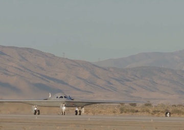 B-21 Takeoff and Landing (B-roll)