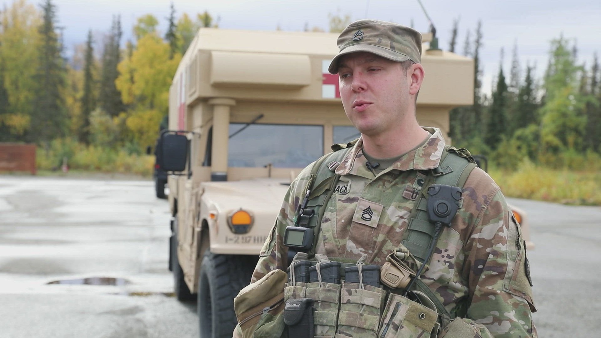 Soundbite: Alaska Army National Guard Sgt. 1st Class Nate Sandback, a military science instructor for the University of Alaska Reserve Officer Training Corps program. 
Description: Reserve Officer Training Corps cadets from the University of Alaska Anchorage and University of Alaska Fairbanks consolidate on Joint Base Elmendorf-Richardson to execute their fall semester field training exercise Operation Eagle Claw from Sept. 11-15, 2024. The intent of the exercise is for the cadets of the Nanook Battalion to conduct realistic training designed to develop warrior skills, tactics and leadership competencies in preparation for academic year 24-25.