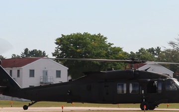 September 2024 UH-60 Black Hawk helicopter training operations at Fort McCoy