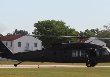 September 2024 UH-60 Black Hawk helicopter training operations at Fort McCoy