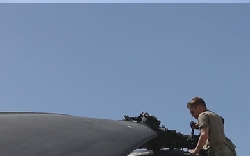 California Army National Guard Soldiers Keep Aircraft Mission-Ready During Wildland Firefighting Operations