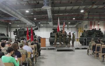 Army Field Support Battalion-Poland Color Uncasing Ceremony