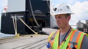 U.S. Army 841st Transportation Batallion interview with Ben Hodgeson