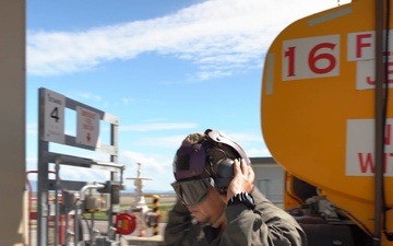 Mr. Murashige fuels aircraft on MCAS Iwakuni