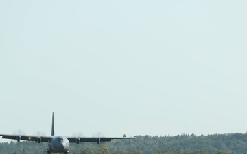 USAF C-130 Lands on HTA STOL Strip During SJ24