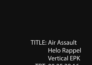 Helo Rappel Air Assault B-Roll