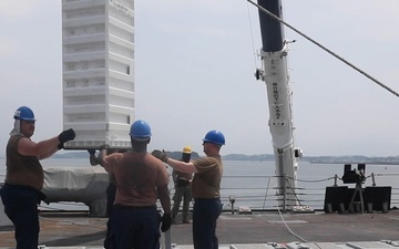 USS Dewey (DDG 105) Conducts Ammo Onload