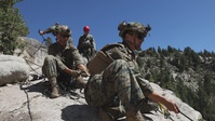 Marines with 2/1 conduct a suspension and traverse exercise