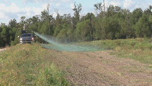Hydroseeding at West Shore Lake Pontchartrain contract 110