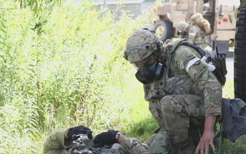 U.S. Army Reserves Combat Engineers Raid Village during Training