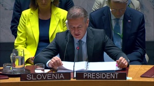 Secretary of State Antony J. Blinken participates in a UN Security Council Ministerial Meeting on Ukraine in New York City, New York