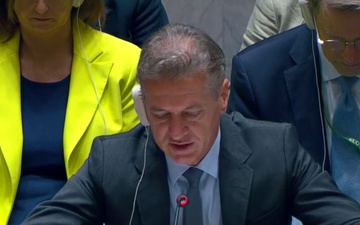 Secretary of State Antony J. Blinken participates in a UN Security Council Ministerial Meeting on Ukraine in New York City, New York