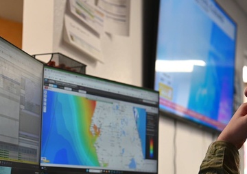 Team MacDill monitors weather patterns ahead of Tropical Storm Helene - B-Roll