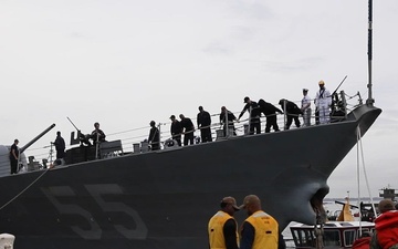 USS Stout Departure B-Roll