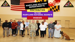 Maryland Military Department's Contributions to the MDNG's Mission