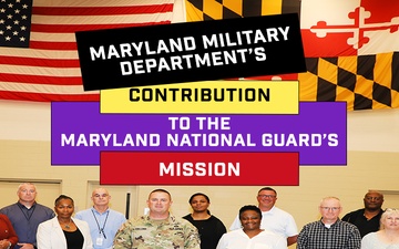 Maryland Military Department's Contributions to the MDNG's Mission