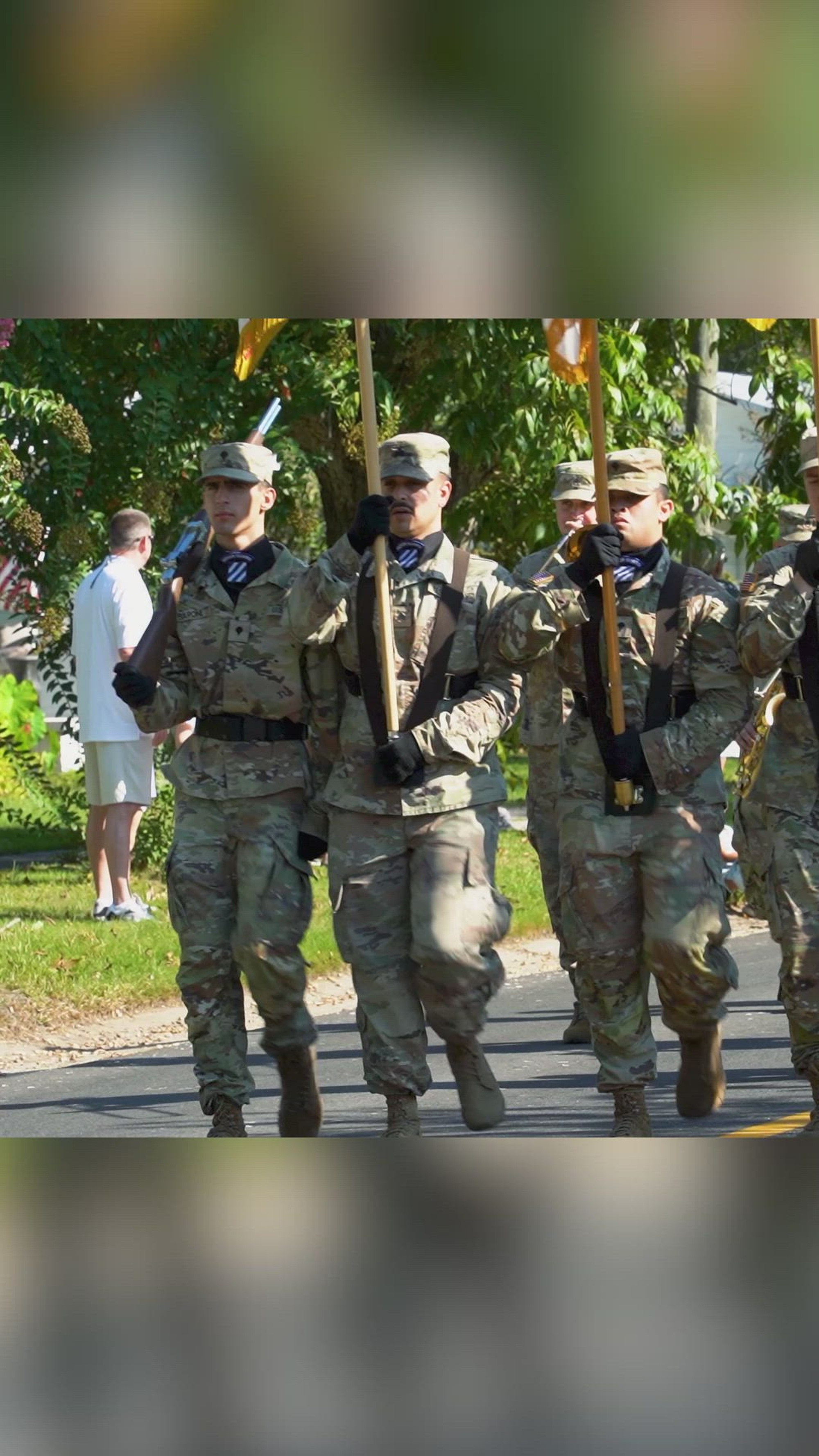 The 3rd Infantry Division Band led the parade at the annual Brooklet Peanut Festival at Brooklet, Georgia, Sept. 21st, 2024. The band’s presence at the festival highlighted the strong commitment between the 3rd Infantry Division and the surrounding Georgia community. (U.S. Army video by Spc. Luciano Alcala)