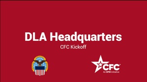 DLA Headquarters CFC Kickoff (emblem, open caption)