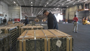 USS Nimitz Conducts Ammunition Onload