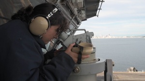 USS Nimitz Returns To Home Port