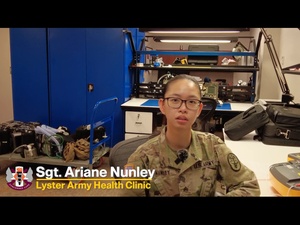 Q&A with Sgt. Ariane Nunley, Lyster Army Health Clinic