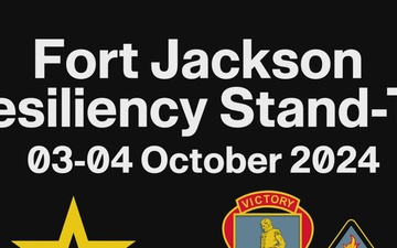 Fort Jackson Resiliency Stand-to 2024