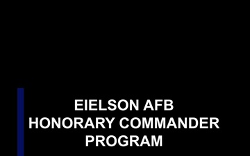 Eielson AFB Honorary Commander Video with Maj White