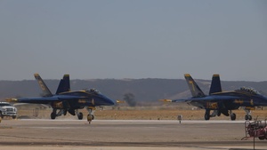 2024 America's Airshow Practice B-Roll: U.S. Navy Blue Angels