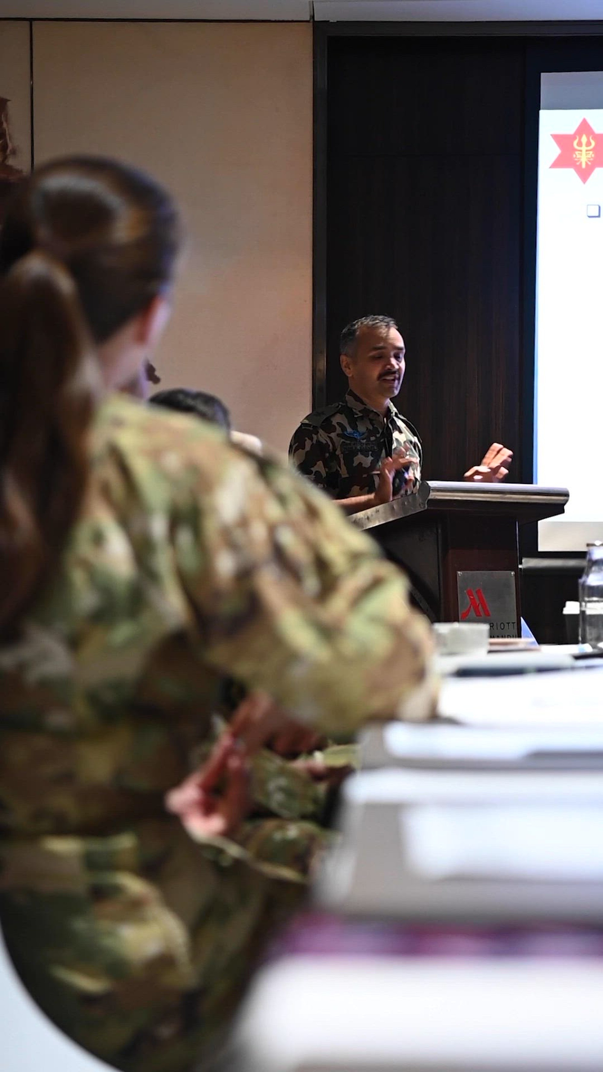 Vertical video of U.S. Air Force and Nepali Army members participating in Pacific Angel 24-2 in Kathmandu, Nepal, Sept. 15-20, 2024. PA 24-2 is a U.S.-sponsored and Nepal Army-hosted bilateral search and rescue exercise, allowing field training and subject matter expert exchanges on aircraft maintenance and aircrew operations, adverse terrain personnel recovery operations, swift water and flood personnel recovery operations, patient movement in search and rescue operations, and medical response to hazardous materials. The exercise aims to build capacity and improve collaboration by promoting military and civilian trust in SAR capabilities.