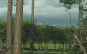 Hurricane Helene damages in Fort Stewart