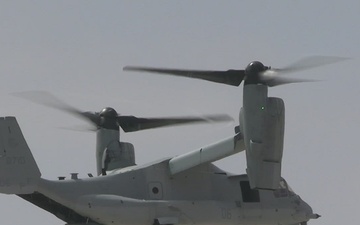 America’s Airshow 2024 Day 1 B-Roll: MV-22B Osprey Demo