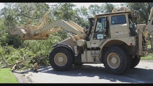 Hurricane Helene - 878th Engineer Battalion Conducts Route Clearence