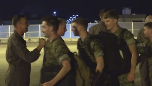 Marine Fighter Attack Squadron 312 arrive to MCAS Iwakuni