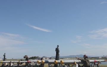 U.S. Marine Corps preforms a loading missiles exercise in Japan