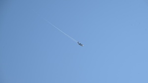 F-35A Lightning IIs fly over Razorback Range