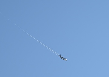 F-35A Lightning IIs fly over Razorback Range