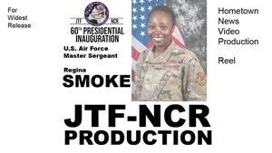 U.S. Air Force Master Sgt. Regina Smoke - Hometown News (JTF-NCR Reel)