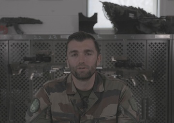First French service member to attend Marine Corps Security Forces Regiment Designated Marksman Course