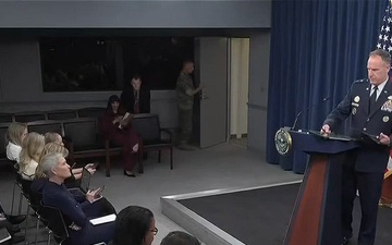 Pentagon Press Secretary Holds Briefing