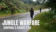 Corporals Course Class 7-24 Attends the Jungle Warfare Training Center