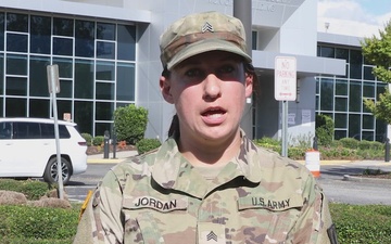 Hurricane Helene interview- Georgia National Guard Soldier Interview, Sgt. Joanie Jordan