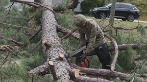 Hurricane Helene - 878th Engineer Battalion Conducts Route Clearance in Martinez, Georgia