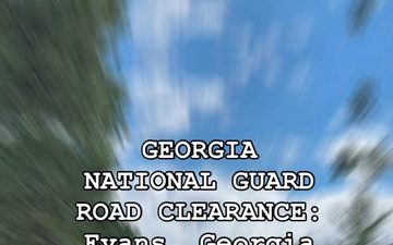 REELS Georgia National Guard Soldiers conduct road clearing operations in Augusta post Hurricane Helene