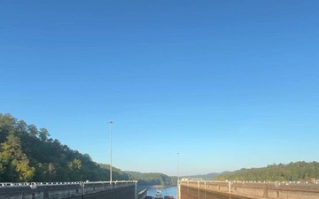 Holt Lock and Dam Reopening Timelapse